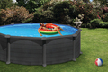 Gre poolpakke Ø550 cm 27798 liter grafit - Swim & Fun